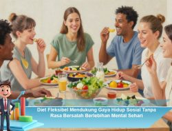 Diet Fleksibel Mendukung Gaya Hidup Sosial Tanpa Rasa Bersalah Berlebihan Mental Sehari