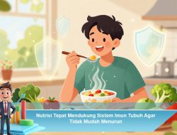 Nutrisi Tepat Mendukung Sistem Imun Tubuh Agar Tidak Mudah Menurun