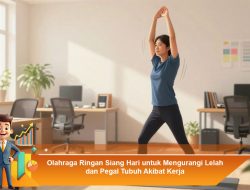 Olahraga Ringan Siang Hari untuk Mengurangi Lelah dan Pegal Tubuh Akibat Kerja